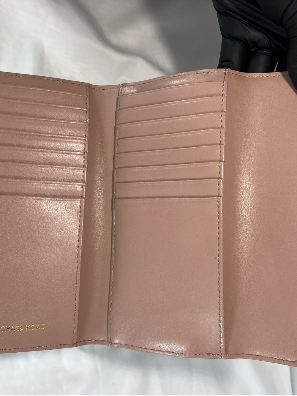 Michael Kors Kelsey Large Logo Shoulder Bag Brown Acorn w/ Coordinating Wallet - Picture 15 of 16